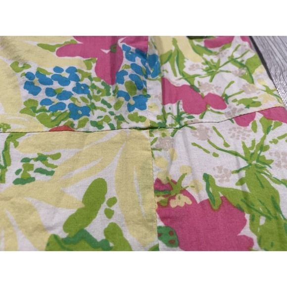 Lilly Pulitzer Strapless Franco Floral Mini Dress Cutout Back Tie Garden Party 6 - Picture 4 of 13